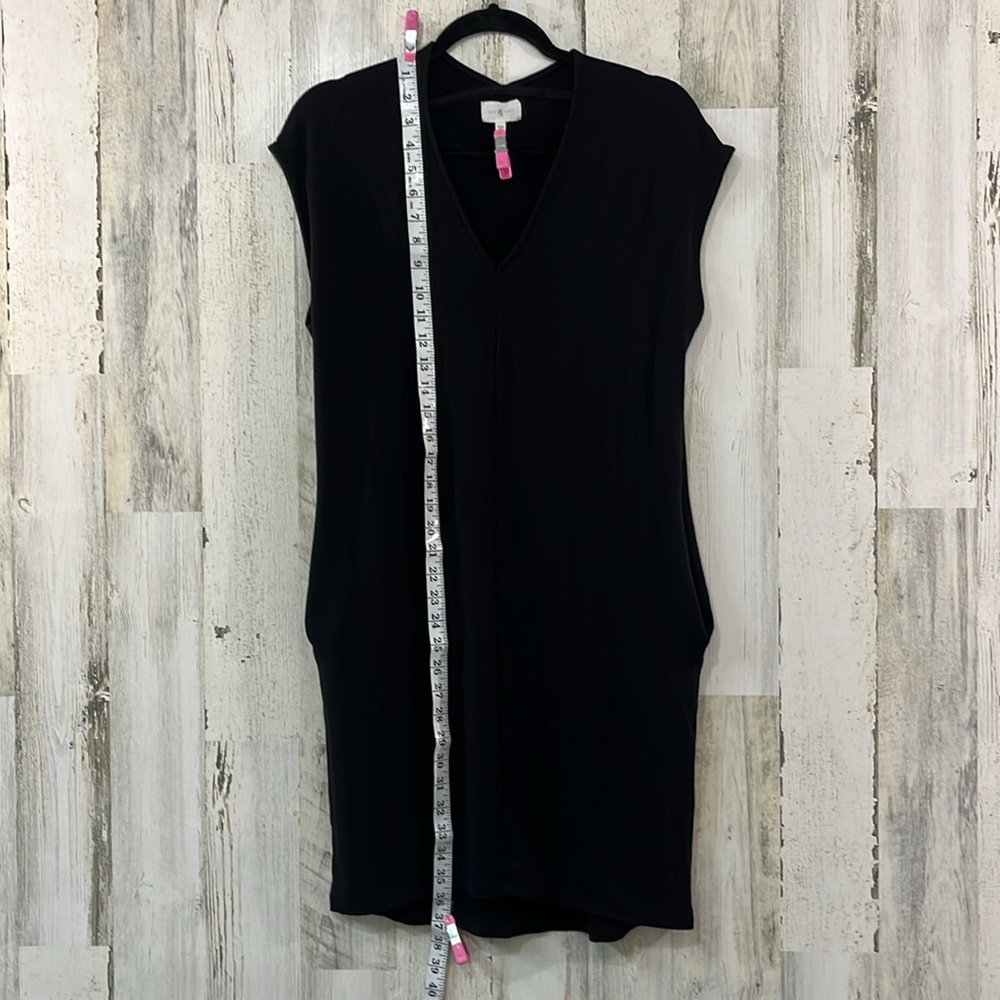 Lou & Gray Black Shift Dress Size XXS - Picture 6 of 10